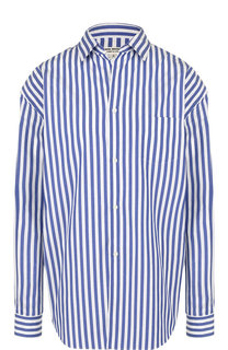 Блуза в полоску с накладным карманом Junya Watanabe