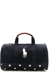 Текстильная дорожная сумка с плечевым ремнем Polo Ralph Lauren
