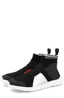 Высокие кроссовки B21 на шнуровке Dior