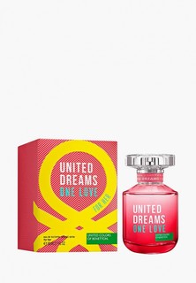 Туалетная вода United Colors of Benetton One Love, спрей 80 мл