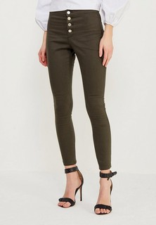 Брюки Lost Ink Petite PETITE MID RISE JEGGING IN KHAKI