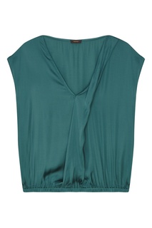 Зеленая блузка с запахом Adolfo Dominguez