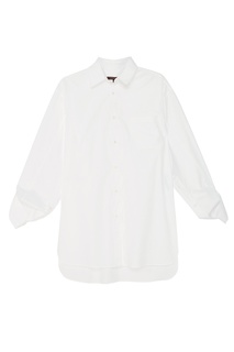 Белая рубашка с фигурной застежкой Adolfo Dominguez