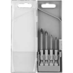 Набор сверл алмазных Зубр Эксперт по кафелю, керамике, стеклу 4шт (29845-H4)