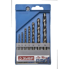 Набор сверл по металлу Зубр 7шт d 2,5-10,2 мм Эксперт (4-29625-H7R)