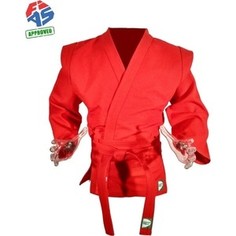 Куртка для самбо GREEN HILL JS-303-40-RD, р. 40/150 одобрено FIAS (Международной федерацией самбо)