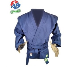 Куртка для самбо GREEN HILL JS-303-40-BL, р. 40/150 одобрено FIAS (Международной федерацией самбо)
