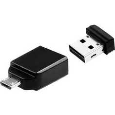 Флеш накопитель Verbatim 16GB Nano OTG USB 2.0 (Micro-USB adapter) (49821)
