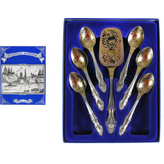 Набор столовых приборов из 7 предметов Павловский завод им. Кирова Чайный (СНР-41/312)