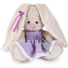 Мягкая игрушка Budi Basa Зайка Ми в фиолетовом платье с цветочком (малыш) (SidX-182)
