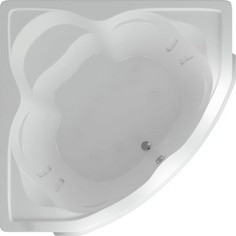 Акриловая ванна Акватек Сириус 164х164 фронтальная панель, каркас, слив-перелив