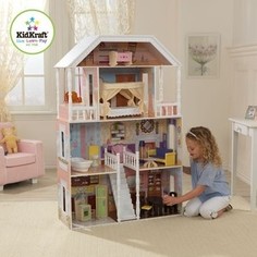 KidKraft Кукольный домик для Барби Саванна (Savannah) с мебелью 14 элементов (65023_KE)