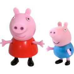 Игровой набор Росмэн Свинка Пеппа Пеппа и Джордж 2 фигурки (28813)