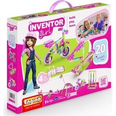 Конструктор пластиковый Engino INVENTOR GIRLS. Набор из 20 моделей (IG20)