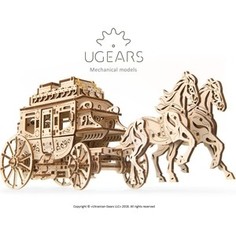 Конструктор деревянный Ugears Почтовый дилижанс (70045)