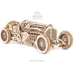 Конструктор деревянный Ugears Спорткар U-9 Гран-при (70044)