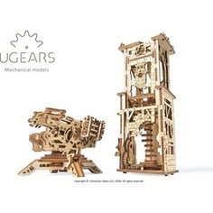 Конструктор деревянный Ugears Башня-аркбаллиста (70048)