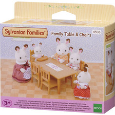 Игровой набор Sylvanian Families Обеденный стол с 5-ю стульями (4506)