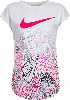 Футболка для девочек Nike, размер 110