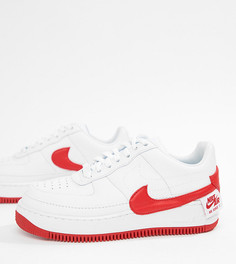 Бело-красные кроссовки Nike Air Force 1 Jester Xx - Белый