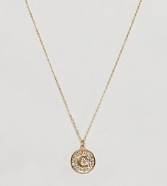 Позолоченное ожерелье с подвеской в виде буквы С Ottoman Hands - Золотой
