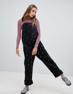 Джинсовый комбинезон Lazy Oaf - Черный