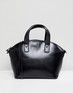 Структурированная маленькая сумка-тоут ASOS DESIGN - Черный