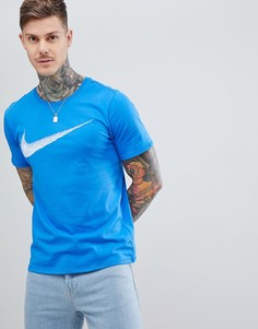 Футболка с логотипом-галочкой Nike 707456-403 - Синий