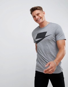 Серая футболка с логотипом Nike 927392-091 - Серый