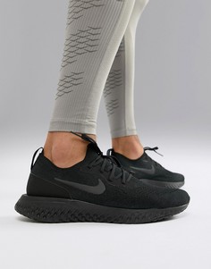 Черные кроссовки Nike Running Epic React Flyknit aq0067-003 - Черный