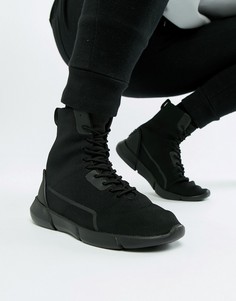 Черные высокие кроссовки с сеткой ASOS DESIGN - Черный