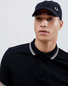 Fred Perry pique classic cap in black - Черный