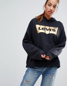 Худи свободного кроя Levis - Темно-синий