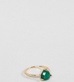 Кольцо с полудрагоценным камнем DesignB London - Золотой