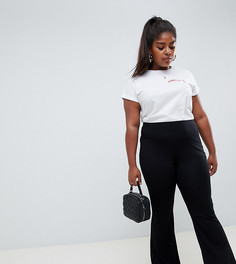 Базовые расклешенные леггинсы ASOS DESIGN Curve - Черный