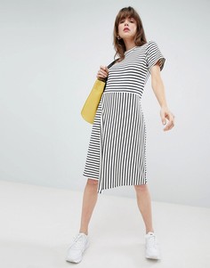 Платье в полоску Mads Norgaard Dreamy - Мульти