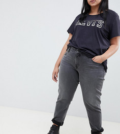 Серые моделирующие джинсы скинни Levis Plus 311 - Черный