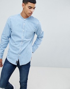 Светлая джинсовая рубашка Abercrombie & Fitch - Синий