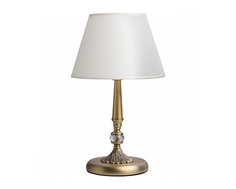 Настольная лампа декоративная аврора (mw-light) бежевый 45 см.