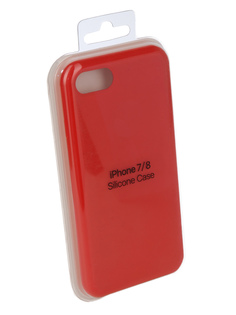 Аксессуар Чехол Innovation Silicone Case для APPLE iPhone 7/8 Red 10288