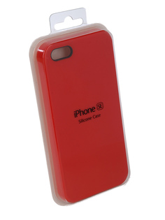Аксессуар Чехол Innovation Silicone Case для APPLE iPhone 5G/5S/5SE Bright Red 10617
