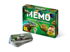Настольная игра Нескучные Игры Мемо Удивительные животные НИ8