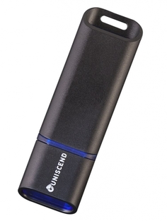 USB Flash Drive 16Gb - Uniscend Slalom 3.0 Black-Blue 5942.46