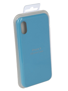 Аксессуар Чехол Innovation Silicone Case для APPLE iPhone X Light Blue 10297