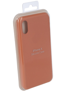 Аксессуар Чехол Innovation Silicone Case для APPLE iPhone X Coral 10301