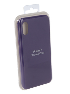 Аксессуар Чехол Innovation Silicone Case для APPLE iPhone X Purple 10633