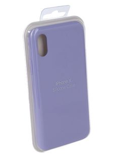 Аксессуар Чехол Innovation Silicone Case для APPLE iPhone X Lilac 10631