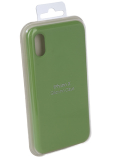 Аксессуар Чехол Innovation Silicone Case для APPLE iPhone X Light Green 10296