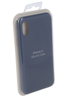 Аксессуар Чехол Innovation Silicone Case для APPLE iPhone X Blue 10630