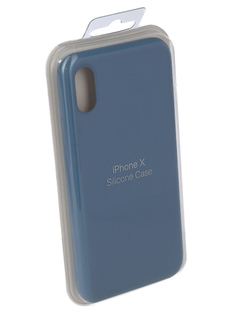 Аксессуар Чехол Innovation Silicone Case для APPLE iPhone X Light Blue 10299